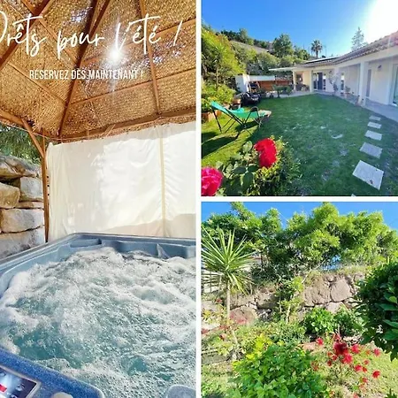 Jularose Avec Piscine, Jacuzzi, Terrasse, 20 Min Des Plages וילה *
